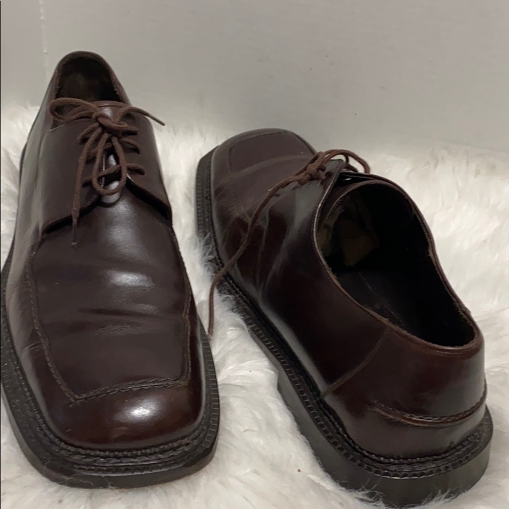 City Slicker Brown Leather Shoes Sz 11 Handmade